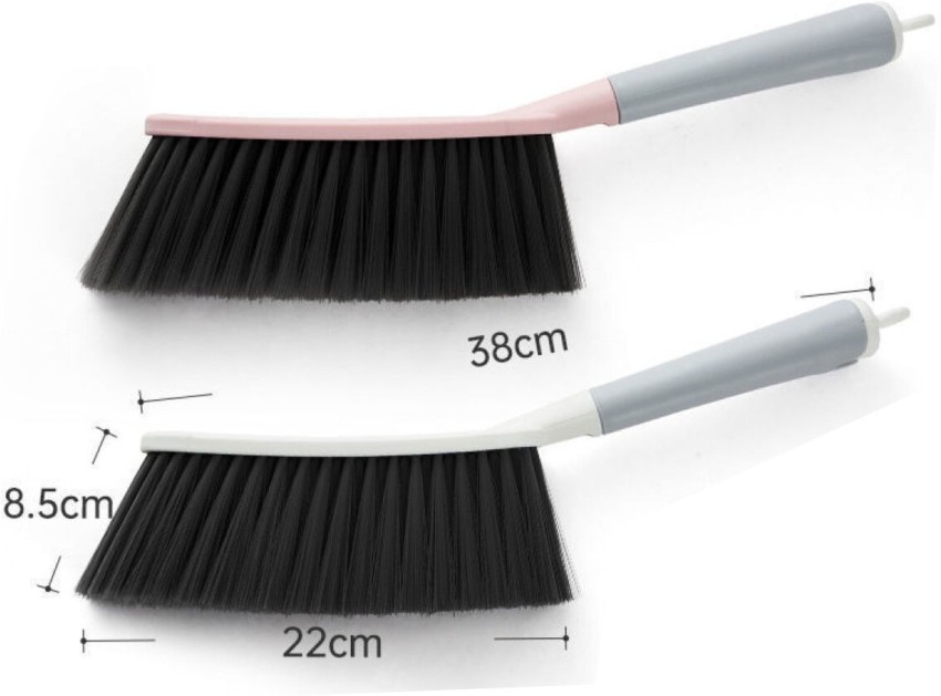Soft Cleaning Brush with Long Handle and Soft Bristle Lint Remover Dust  Sweeper for Keyboard Home Hotel Bed Car