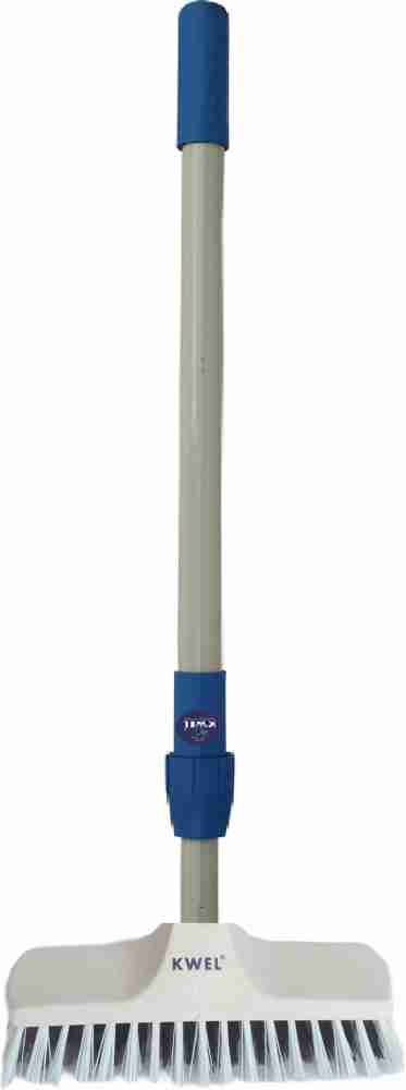 KWEL Cleaning Heavy duty Hardy Brush With Telescopic Rod (Pack of 1) White  Plastic Wet and Dry Brush Price in India - Buy KWEL Cleaning Heavy duty  Hardy Brush With Telescopic Rod (