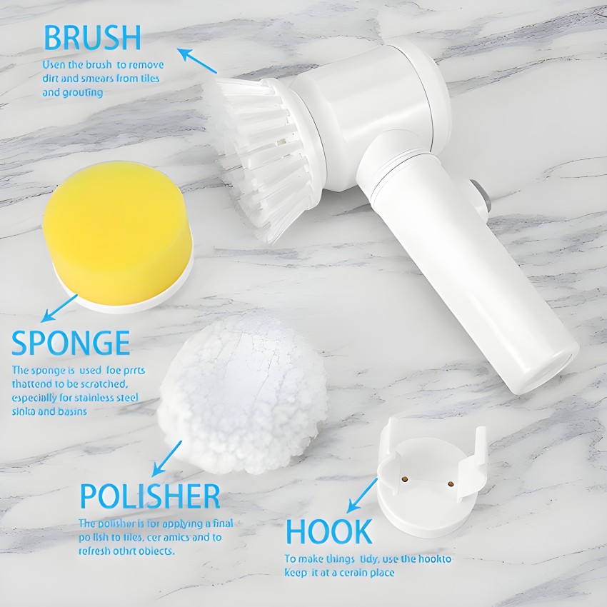 Plastic HOME KITCHEN ELECTRIC CLEANING BRUSH