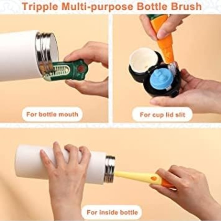 3-in-1 Multifunctional Kitchen Cup And Bottle Cleaning Brush