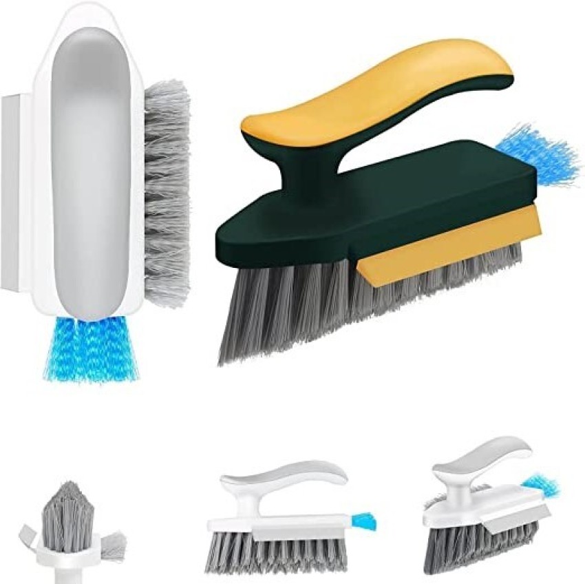 4 in 1 Tile Grout Cleaner Brush V-Shape Gap Crevice Scrub Brush