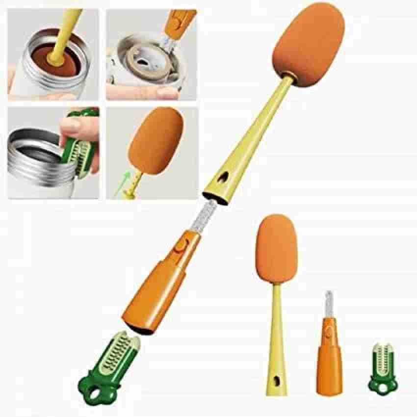 3 in 1 Multifunctional Kitchen Cup Cleaning Brush, Soft Sponge