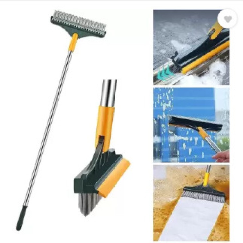 FLOBIQUE 3 in 1 Multifunctional Bathroom Cleaning Brush Microfibre Wet and  Dry Brush Price in India - Buy FLOBIQUE 3 in 1 Multifunctional Bathroom Cleaning  Brush Microfibre Wet and Dry Brush online at