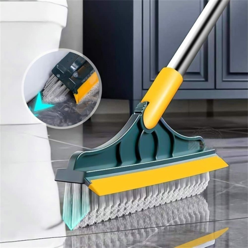 MinuteToCleanIt Floor Bathroom Cleaner Brush with Long Handle, Hard Bristle  Brush & Scrubber Nylon Wet and Dry Brush Price in India - Buy  MinuteToCleanIt Floor Bathroom Cleaner Brush with Long Handle, Hard