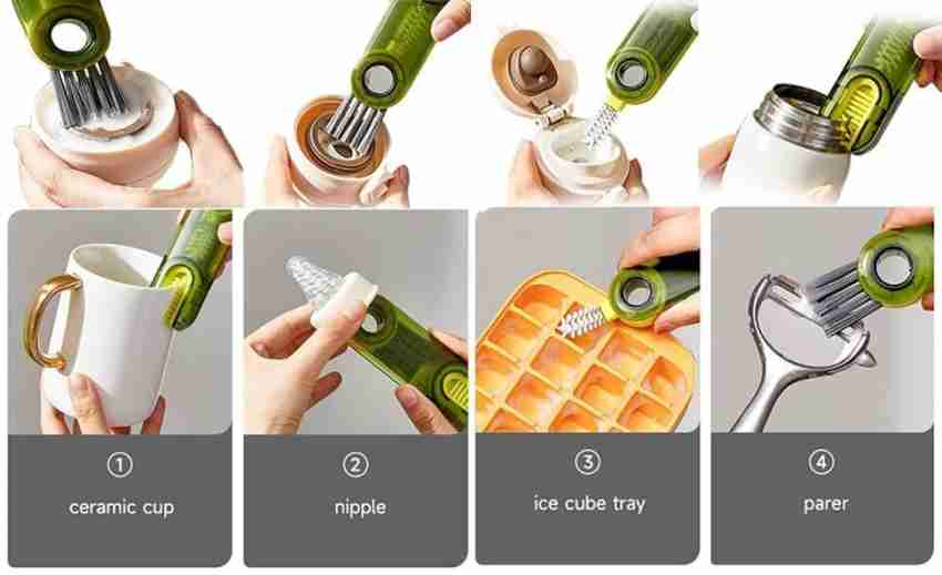 3pcs 3 In 1 Multipurpose Bottle Gap Cleaner Brush, Bottle Brush  Multi-functional Insulation Cup Crevice Cleaning, Tools Bottle Brushes For  Cleaning Cl