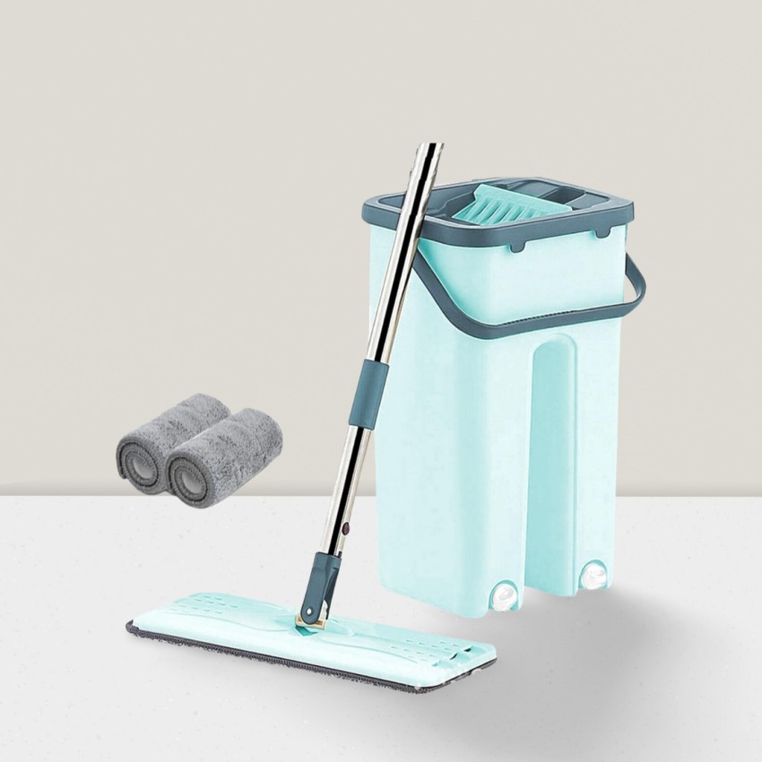 Microfiber Flat Mop with Bucket | Masthome