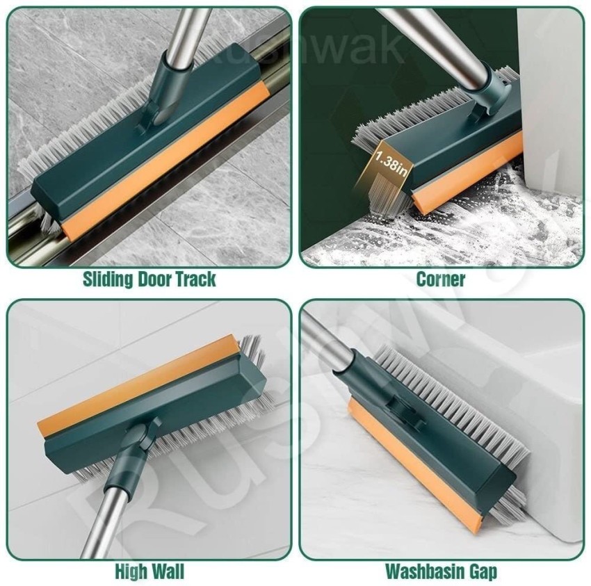 PARVPARI 3 in 1 Tile Cleaning Brush With Scraper Plastic Wet and Dry Brush  Price in India - Buy PARVPARI 3 in 1 Tile Cleaning Brush With Scraper  Plastic Wet and Dry