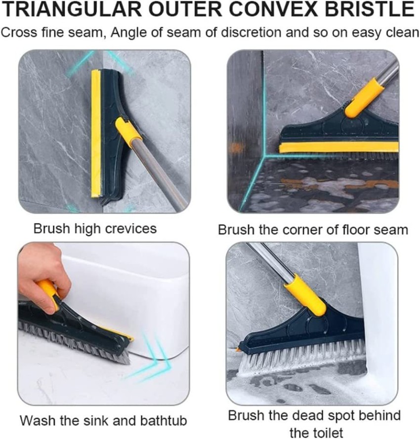 Cleaning Brush, Floor Brush Retractable Crevice Floor Bathroom