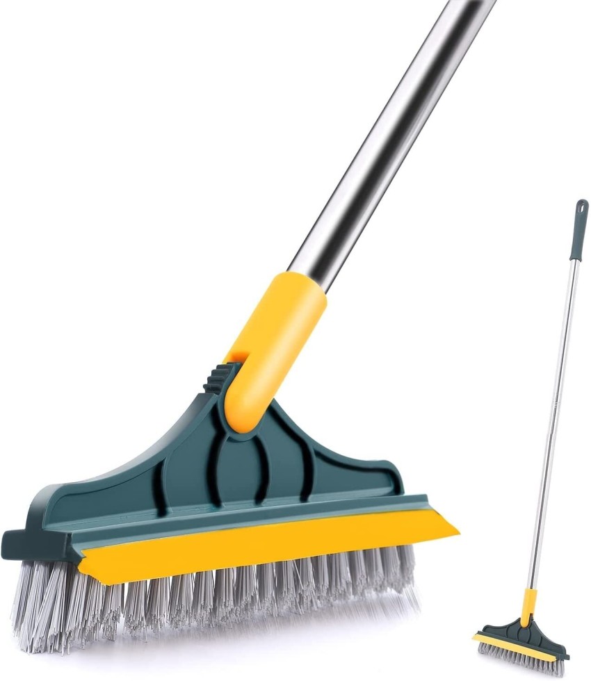 NIRVITTHAL 2 in 1 Tiles Cleaning Brush Floor Scrub Bathroom Brush with Long  Handle Wet and Dry Duster Price in India - Buy NIRVITTHAL 2 in 1 Tiles Cleaning  Brush Floor Scrub