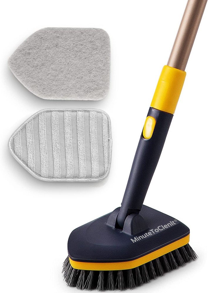MinuteToCleanIt Bathroom Cleaner Brush with Extendable Handle