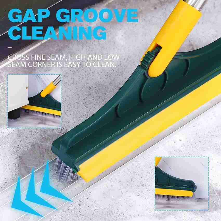 NIRVITTHAL 2 in 1 Tiles Cleaning Brush Floor Scrub Bathroom Brush with Long  Handle Wet and Dry Duster Price in India - Buy NIRVITTHAL 2 in 1 Tiles Cleaning  Brush Floor Scrub