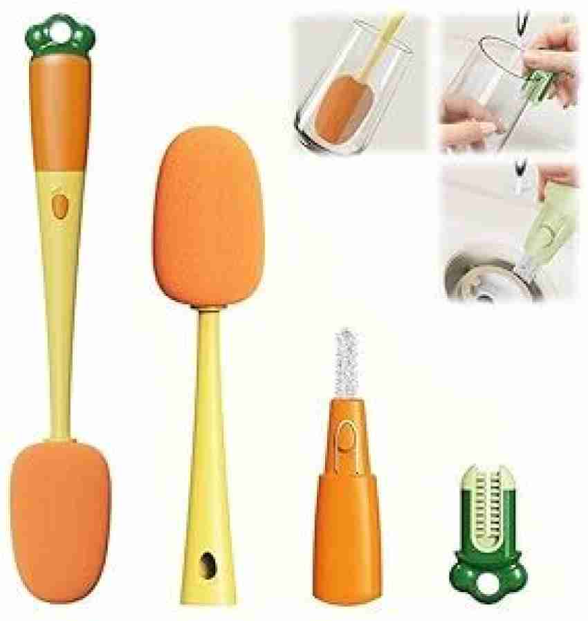 MUSVUZA 2 Gap Cleaning Brush, Hard Bristle Crevice Cleaning Brush