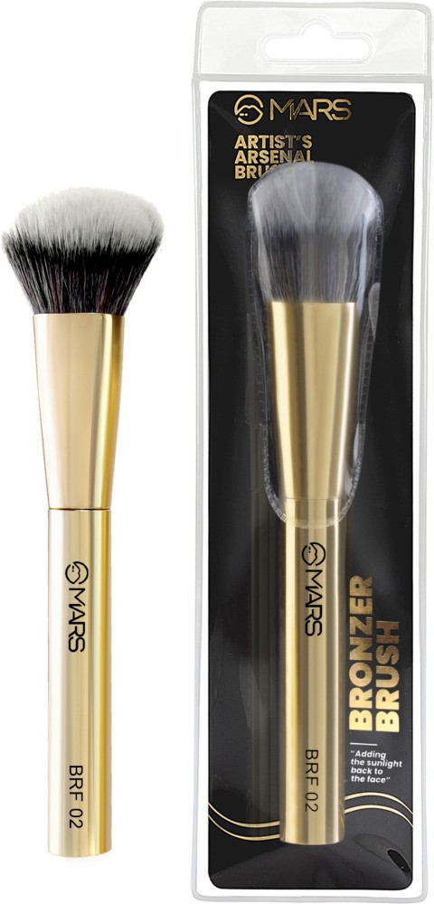 MARS Artist's Arsenal Makeup Brush Set Pack of 6 Face & Eye Brush Kit  Golden