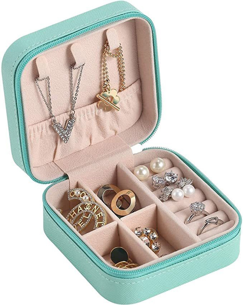 hpg traders Travel Jewelry Organizer PU Leather Travel Jewelry