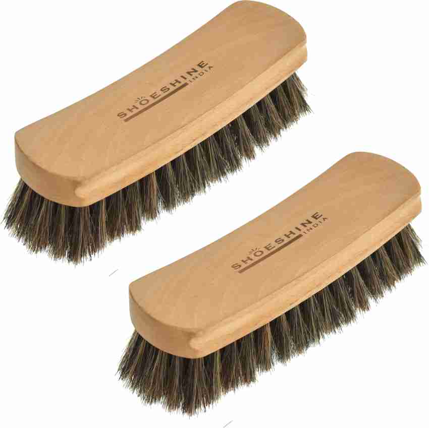 Clean shoe polish on sale brush