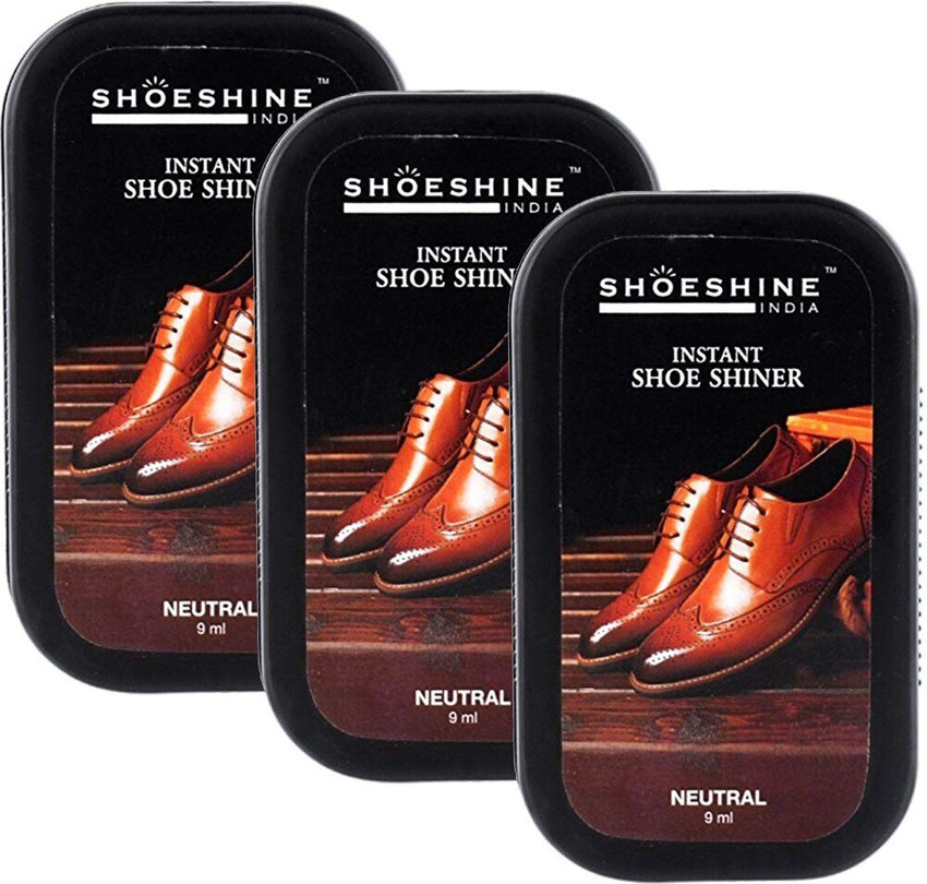 SHOESHINE Neutral shoe shiner 9ml for instant shine Shiner Price in India Buy SHOESHINE Neutral shoe shiner 9ml for instant shine Shiner online at Flipkart