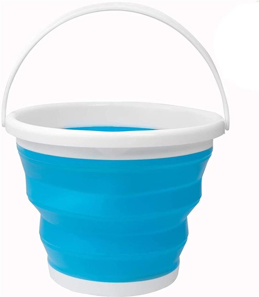 HUENISH Silicone Foldable Collapsible Bucket for Hiking Backpacking Camping  and Outdoor 10 L Silicone Bucket Price in India - Buy HUENISH Silicone Foldable  Collapsible Bucket for Hiking Backpacking Camping and Outdoor 10