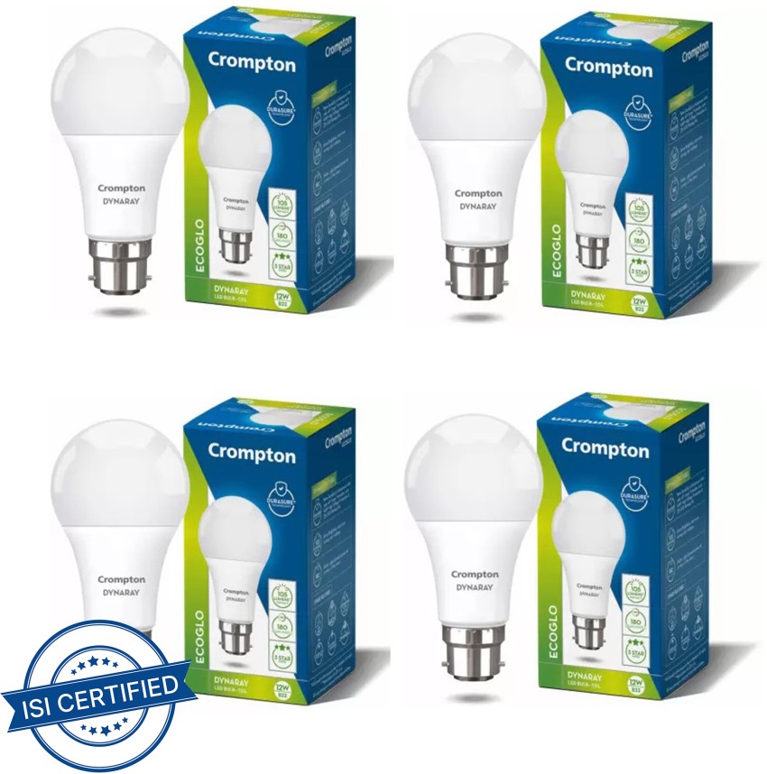 Crompton 12 W Standard B22 LED Bulb Price in India Buy Crompton