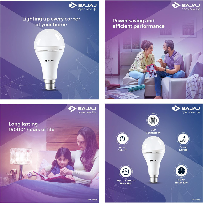 Bajaj led bulb 12 watt price on sale