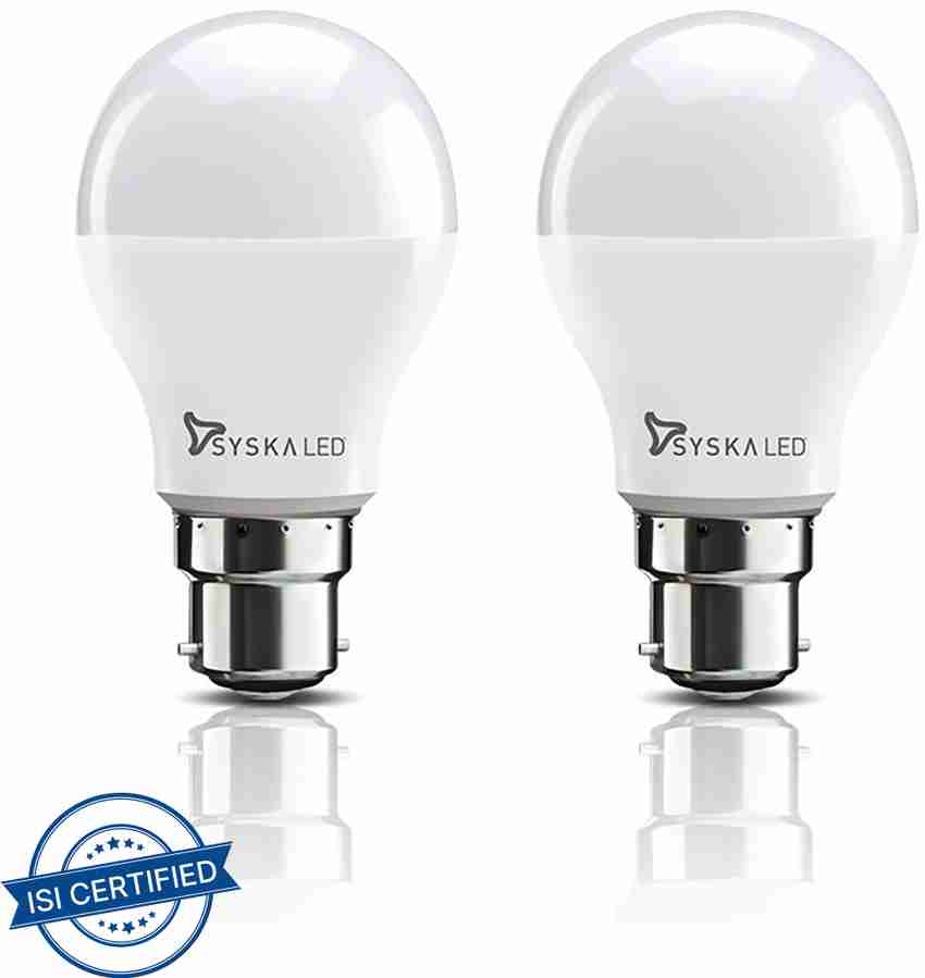 Syska 3 W Basic Standard B22 LED Bulb Price in India Buy Syska 3 W Basic Standard B22 LED Bulb online at Flipkart