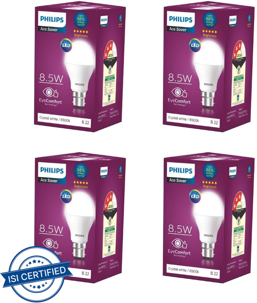 Philips 8.5 w round store b22 led bulb