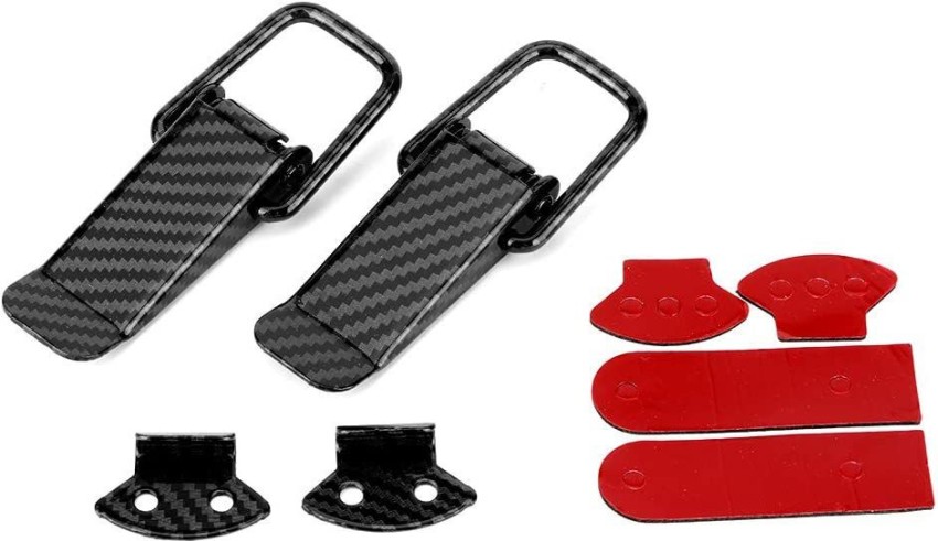 AAKICHI Car Bumper Security Hook Lock Clips(Carbon) for Honda Brio