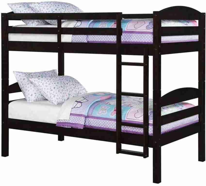Better homes & gardens leighton twin over twin shop wood bunk bed