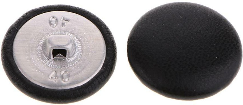 20pcs Artificial Leather Covered Buttons Upholstery Buttons Sewing