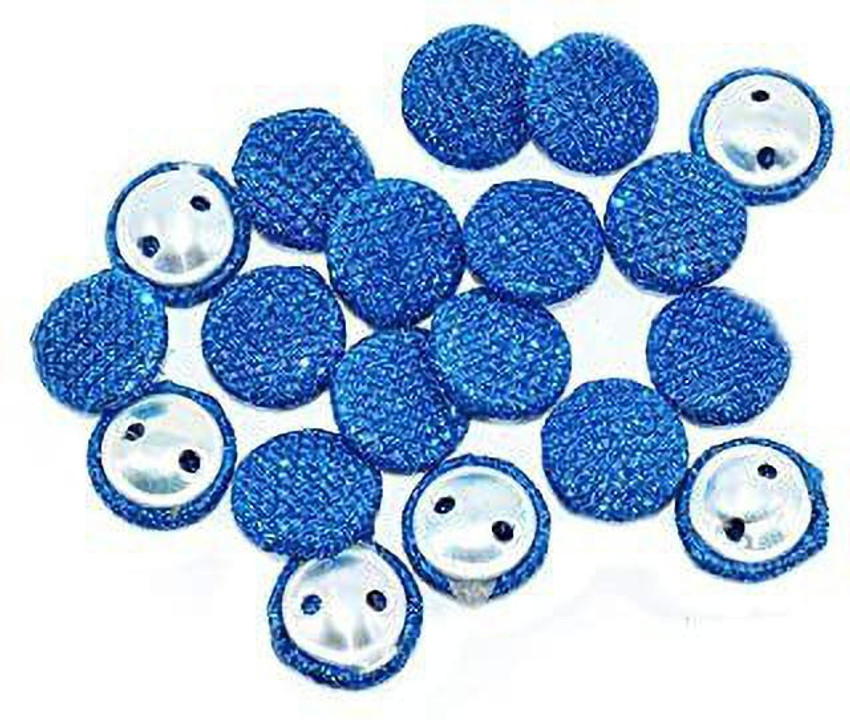 CRAFTLOVE Sparkling Gota Designer Sewing Buttons for Sherwani