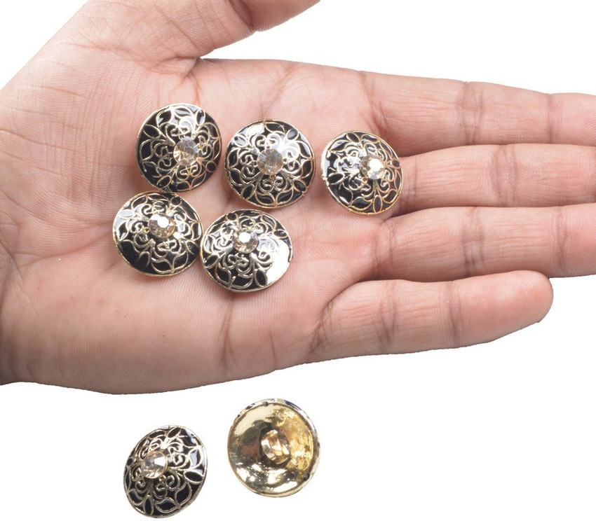 Coat deals metal buttons