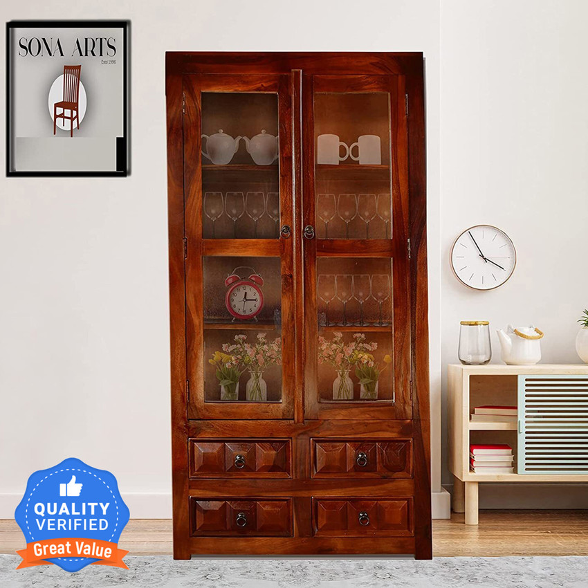 Crockery unit wooden sales