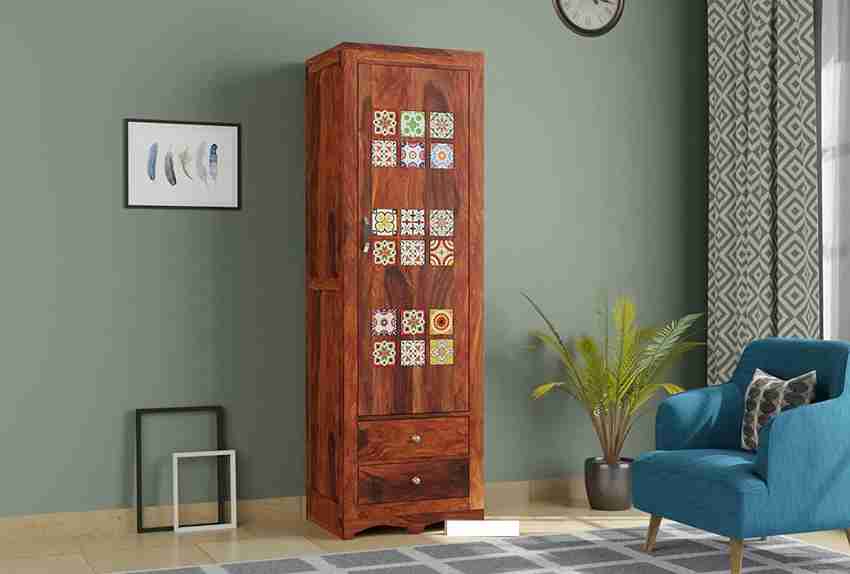 Single wooden almirah deals