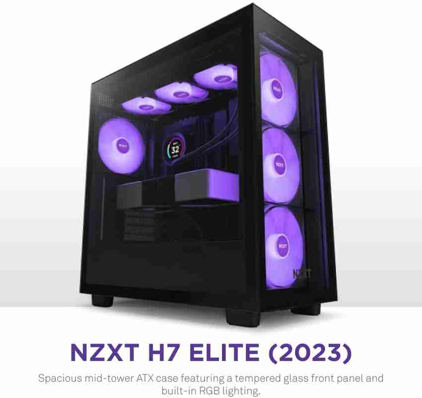 Nzxt H7 Elite/‎CM-H71EB-02 Mid Tower Cabinet - Nzxt : Flipkart.com