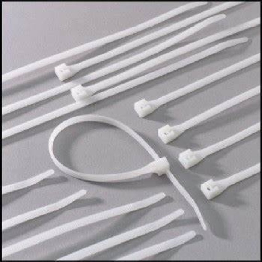 Buy rt sense Cable Zip Ties Multi-Purpose Self-Locking Nylon (250*3.6 mm)  Plastic Hook & Loop Cable Tie (Black Pack of 300) Online at Best Prices in  India - JioMart.