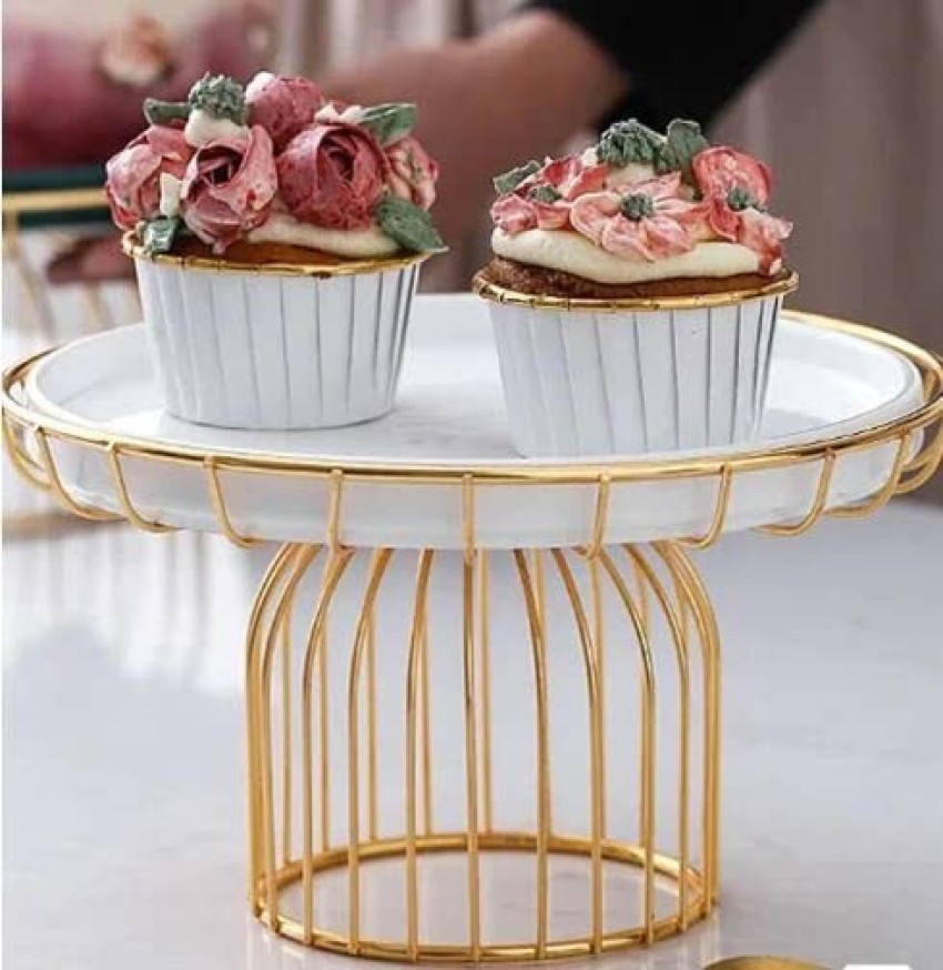 Metal cake plate best sale