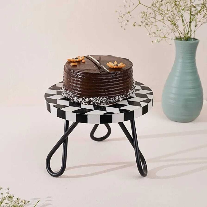 Brass & Marble Cake Stand – RSVP Style