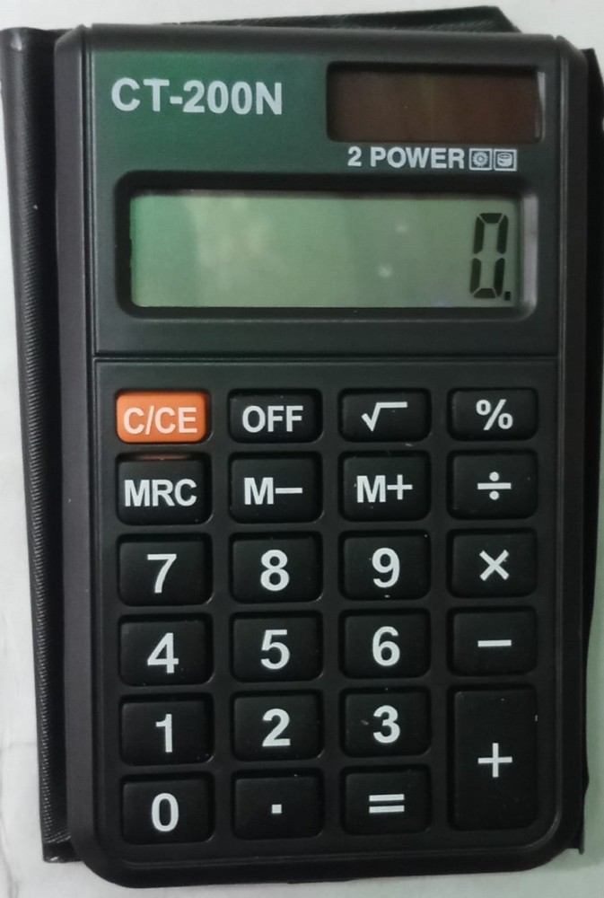 Basics LCD 8-Digit Desktop Calculator, Silver - 5 Pack