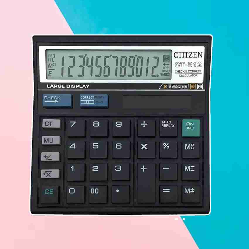 Flipkart Ctllzen CT 512 12 Digit Calculator Accurate and Versatile Basic Calculator Basic