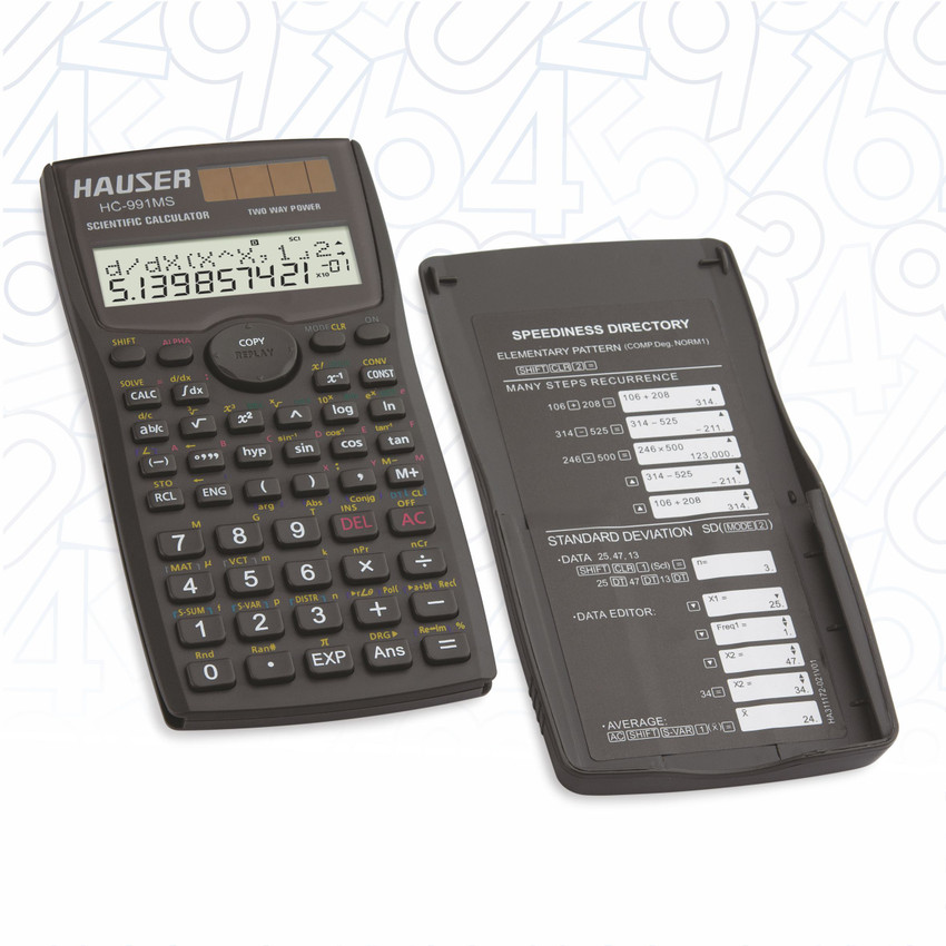 HAUSER HC 991 MS Data Editor Statistics Standard Deviations HC 991 MS Scientific Calculator Scientific Flipkart