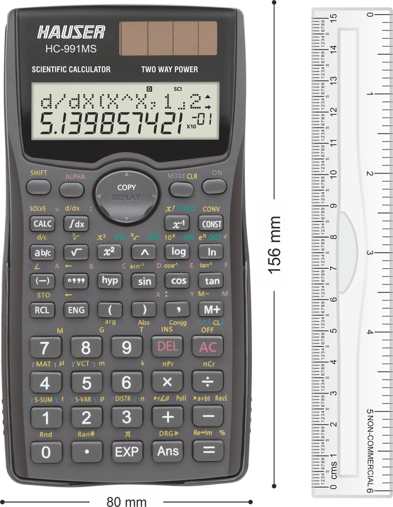 Flipkart HAUSER HC 991MS Electronic Scientific Calculator Scientific