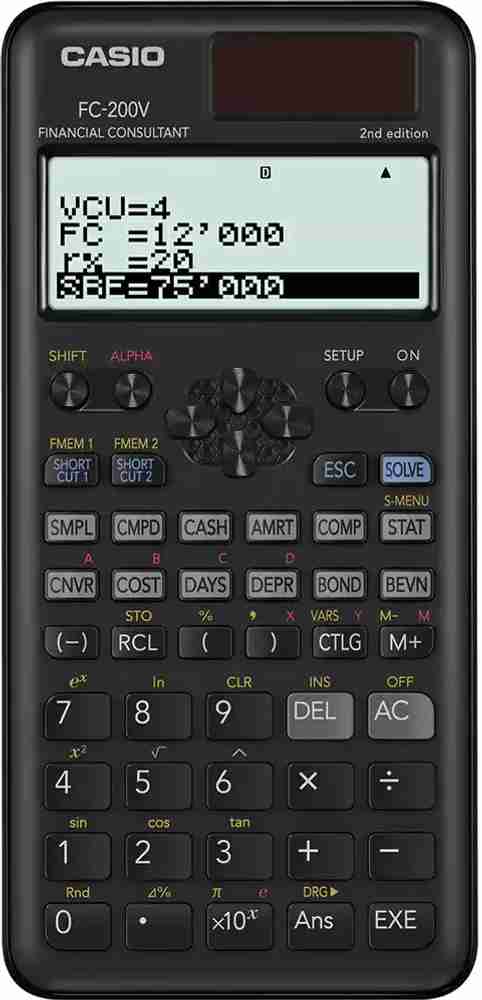 Casio fc 200v on sale