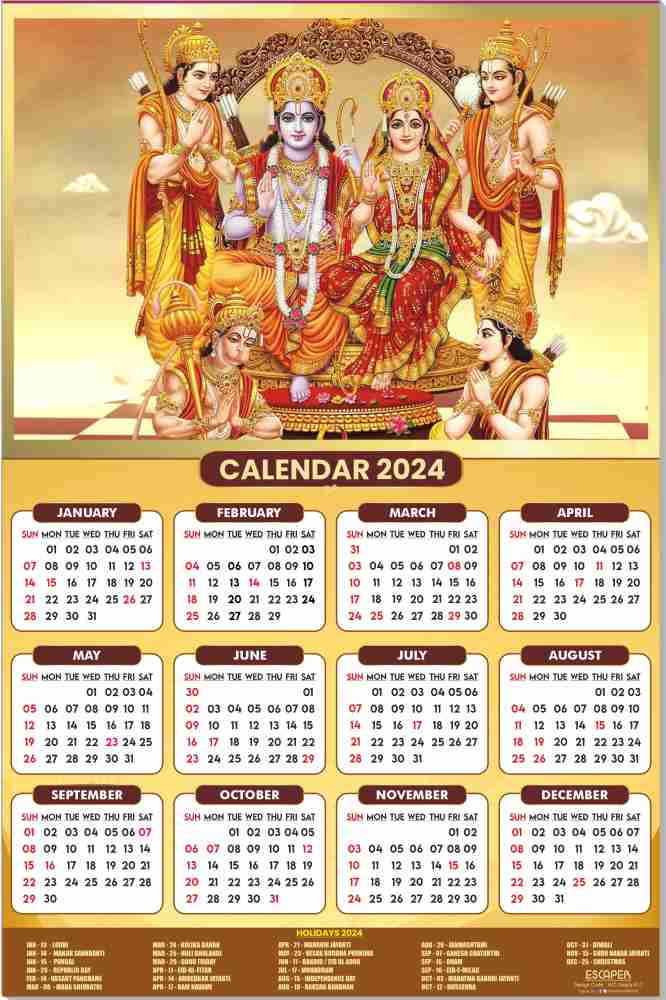 2024 Roaring Twenties Calendar Wall Calendar Jan 2024 - Dec 2024