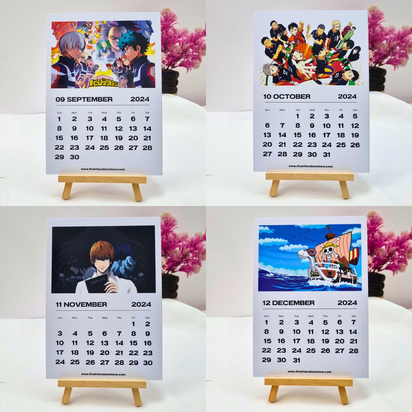 The K Fandom Anime Calendar 2024 (12 Pages–Month Wise) | Anime Calendar  with Easel 2024 Table Calendar Price in India - Buy The K Fandom Anime  Calendar 2024 (12 Pages–Month Wise) |