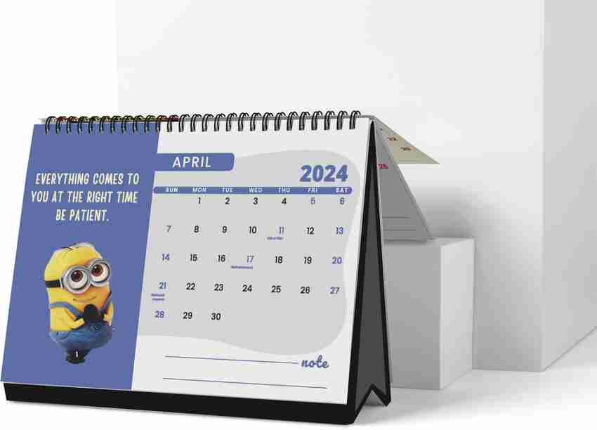 AccuPrints Minions Desk 2024 Table Calendar Price in India - Buy AccuPrints  Minions Desk 2024 Table Calendar online at Flipkart.com