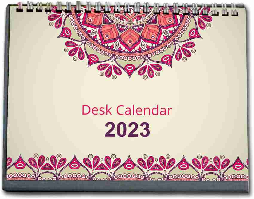 PHOTOJAANIC Table Desk New Year Calendar 2024 Size 6X8 13 Pages, 2024  Calendar for Desk, Calendar