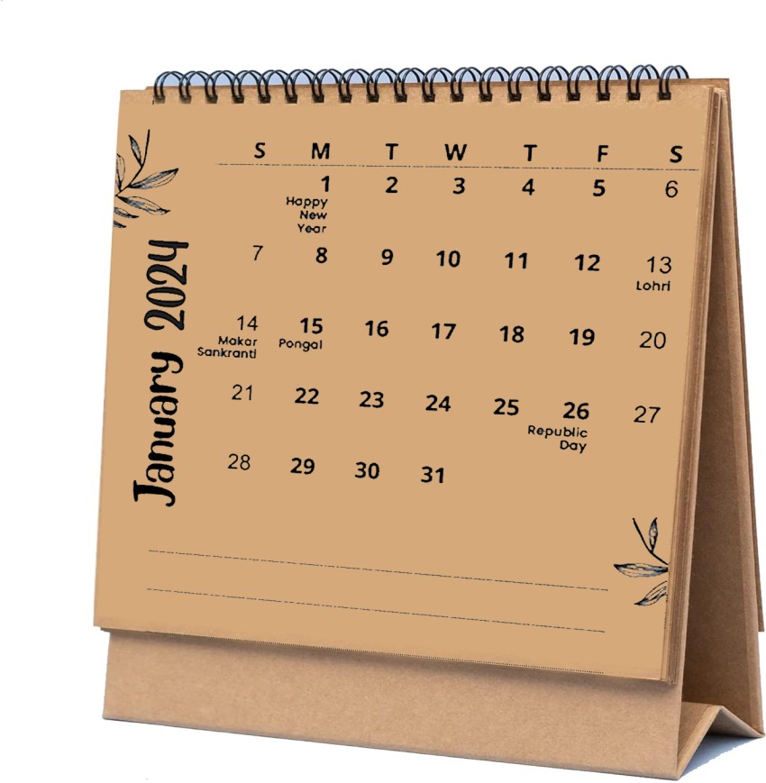 AccuPrints 5.8 x 5.8 craft calendar 2024 Table Calendar Price in India -  Buy AccuPrints 5.8 x 5.8 craft calendar 2024 Table Calendar online at