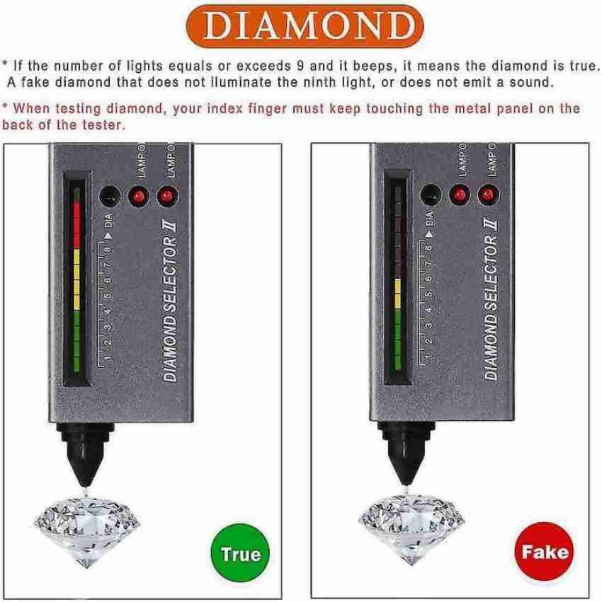 pupuka Pupuka Diamond Tester Pen, High Accuracy Jewelry Diamond Tester  Professional Diamond Selector for Novice and Expert