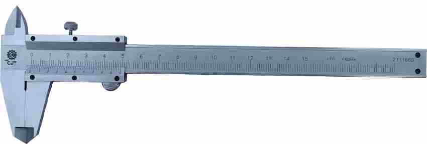 THE LABWORLD calliper 12.5 cm Vernier caliper pack of 2 slide caliper  12.5cm measurement metallic for measurement of round objects and depth.  Vernier