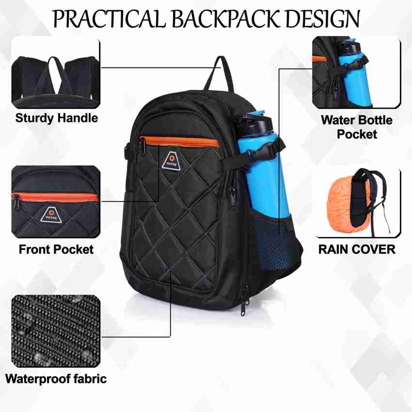 PICPAQ Camera Backpack for DSLE SLR With Tab Compartment Tripod Holder Camera Bag PICPAQ Flipkart