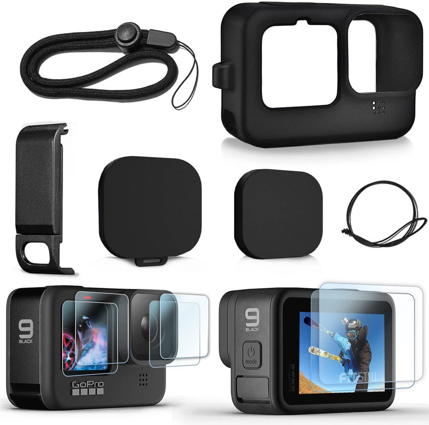 Adofys Accessories Kit compatible with GoPro Hero 10/Hero 9 Black 